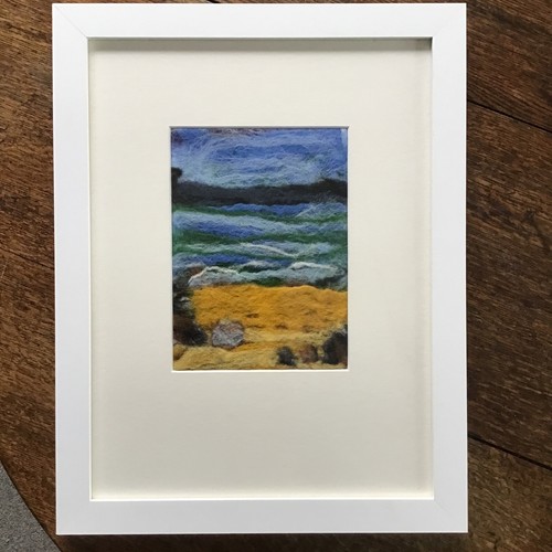Framed needle merino - framed, and