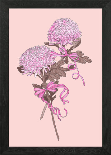 Chrysanthemum and ribon - chrysanthemum,
