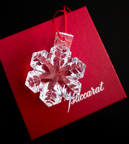 Baccarat snowflake crystal - baccarat,