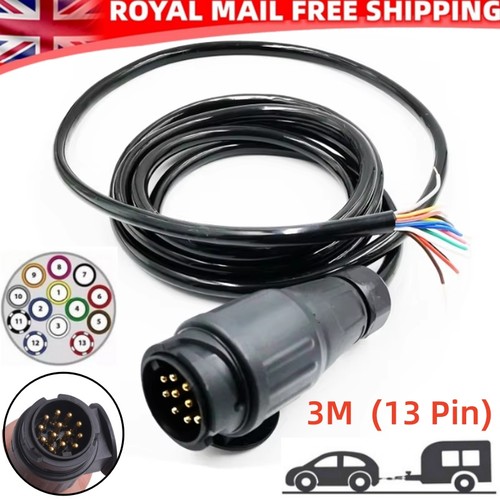 Caravan prewired pin - prewired, 13