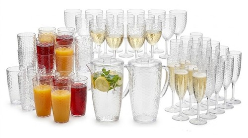 Acrylic wine goblets champagne - acrylic,