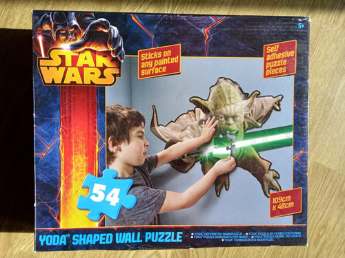 Yoda shaped wall puzzle - wall, 109cm