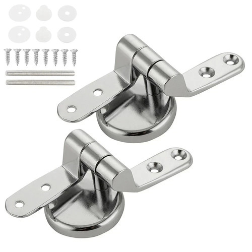 Toilet seat hinges - hinges, pair