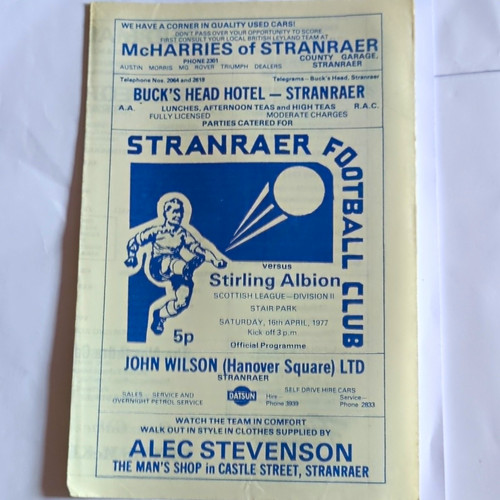 Stranraer stirling albion - v,