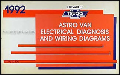 1992 chevy astro - 1992, wiring