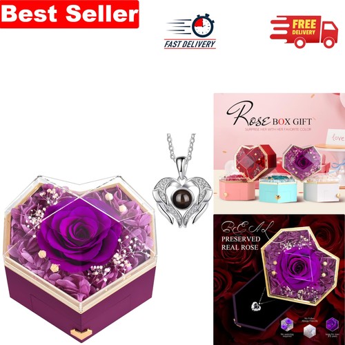 Forever purple preserved - preserved, rose
