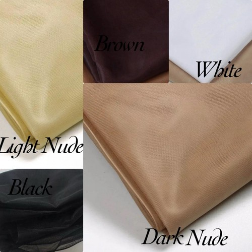 Dark nude power mesh - stiff, net