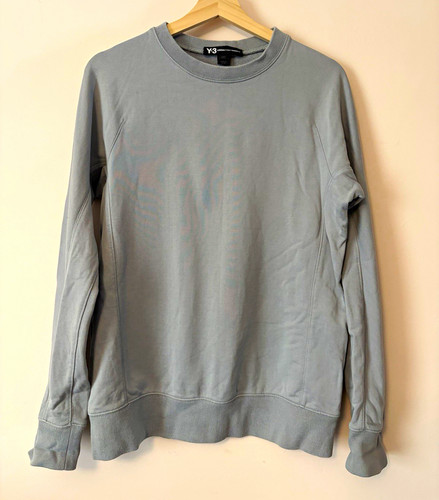 Men grey crew - y-3, neck