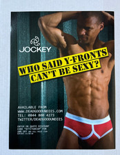 Rare Collectable 2010 Magazine ADVERT Art Picture Jockey Y Fronts Underwear Ad