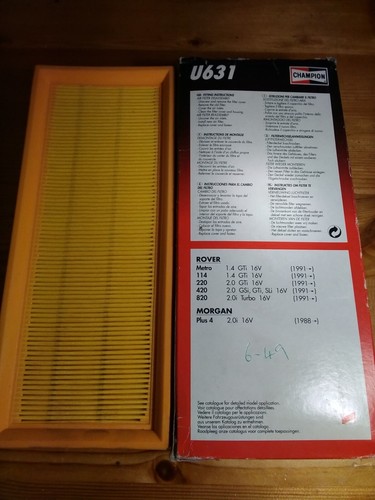 Air filter rover metro - filter,