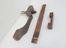 Vintage Wooden Door Latch Lock Handle Old WC Farm Barn Cottage 10.5"W