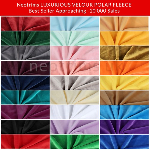 Velour polar fleece - velour,