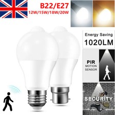 E27/B22 PIR Motion Sensor LED