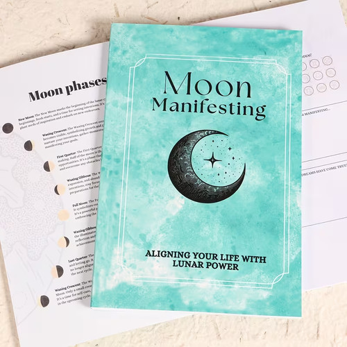 Moon manifesting planner diary - planner,