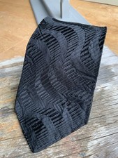 Paul Smith Men’s Silk Tie – Made in Italy – Black Textured