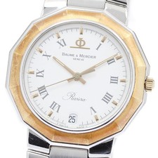 Baume & Mercier Riviera 5131.3 Date beige Dial Quartz Men's Watch_910194