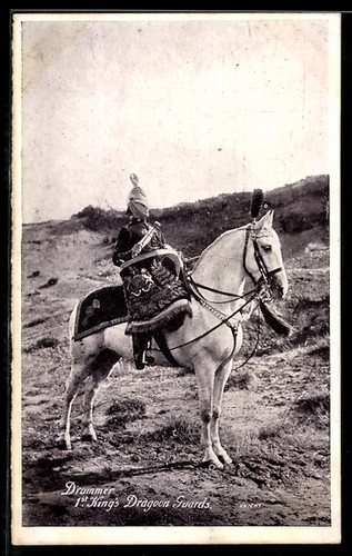 Postcard 1st kings - 1st, dragoon
