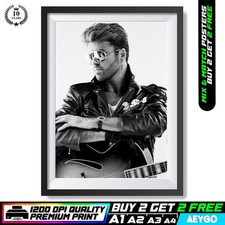 GEORGE MICHAEL WHAM Wall Art Picture Poster Print BUY 2 GET 2 FREE | A1 A2 A3 A4