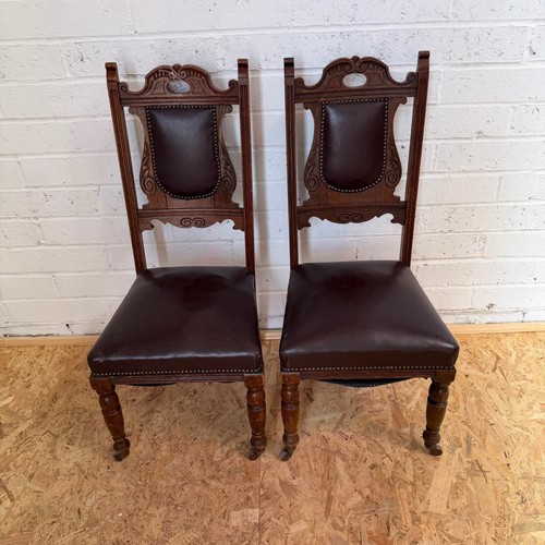 Pair edwardian jacobean style - pair,