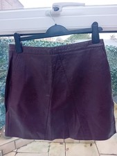 Zara faux leather burgundy - zara,