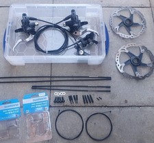 Shimano XTR M970 Series Hyd Dual Controls ST/BR-M975 & RTs *SERVICED* VvGC 