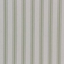 Kent Ticking Stripe Sage Green | Herringbone | Woven Curtain Upholstery Cushions