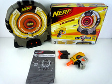 NERF N-STRIKE ELECTRONIC TECH TARGET WITH PISTOL & 6 BULLETS & INSTUCTIONS & BOX