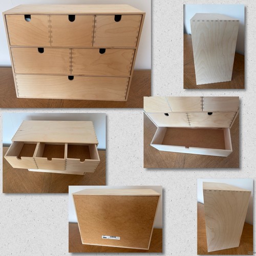 Ikea moppe wooden mini chest - wooden,