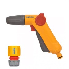 Hozelock Jet Spray Gun and Aquastop – 2675 - 3 Spray Patterns - Flow Control