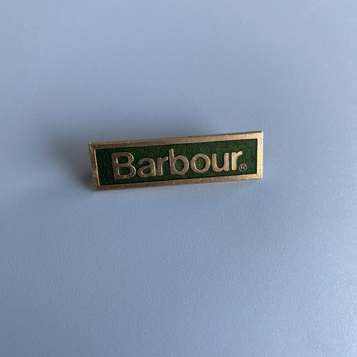 Genuine barbour enamel badge - genuine,