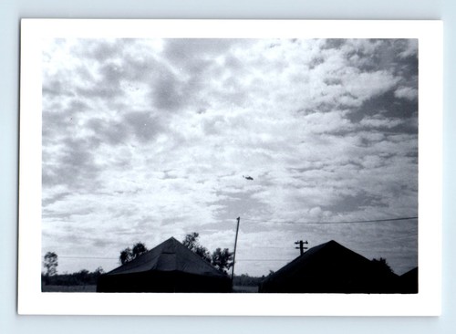 Old vintage photo helicopter - old,