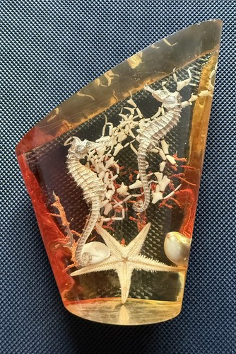 Sea scene resin ornament - sea,