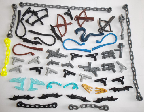 Lego minifigure parts - x, 50