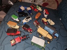 Job Lot 19 Models OF Yesteryear Matchbox Corgi Lledo Vans Vintage Cars Unboxed