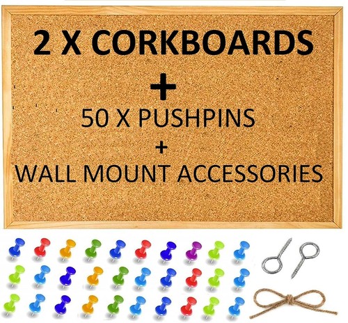 Pack large cork pin - 2, notice