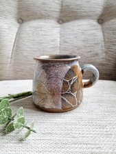 studio pottery hand made Diana Worthy Crich pottery Mug, VGC