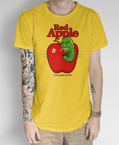 Red apple cigarettes shirt - cigarettes, t-shirt