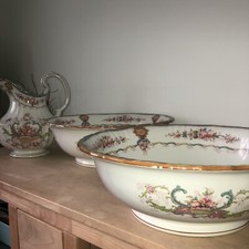 Washstand Jug And 2 Bowls by Cauldon 
