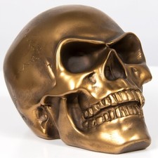 Large Skull Human Head Figure