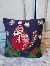 Marks And Spencer Light Up Christmas Robin cushion