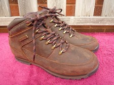 Firetrap Distressed look Brown Nubuck leather Rhino Boots Size 10.5 UK .