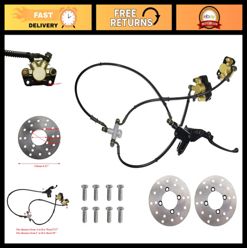 Hydraulic twin disc brake - hydraulic,