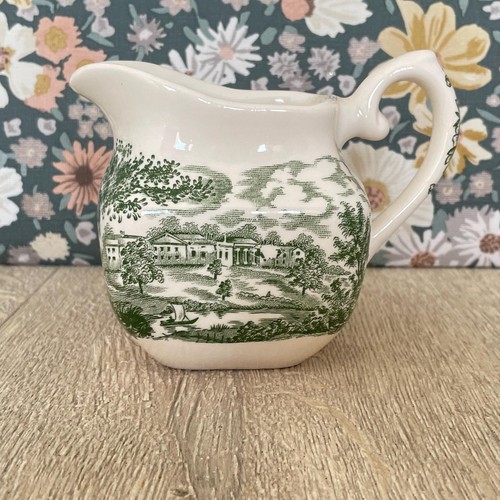 Green white toile - &,