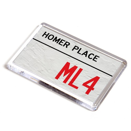 Fridge magnet homer place - -,
