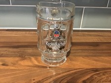 Krombacher Pils Dimpled Glass Tankard 0,4l. Good Condition.