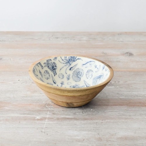 Coastal print bowl - print,