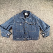 Y2K Jean Jacket Womens M Blue