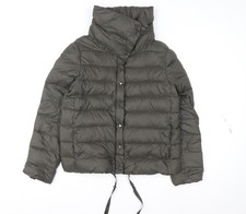 Zara Women Green Down Puffer