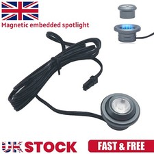 12V Mini LED Reading Light Spotlight Magnetic Recessed Lamp For Truck Camper Van