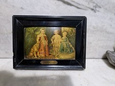 antique lithograph framed Print Convex Anthony Van Dyck Children Charles The 1st